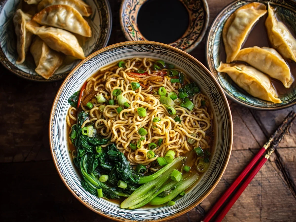 Potsticker Noodle Bowls: Easy 30-Minute Asian Meal - Image 1