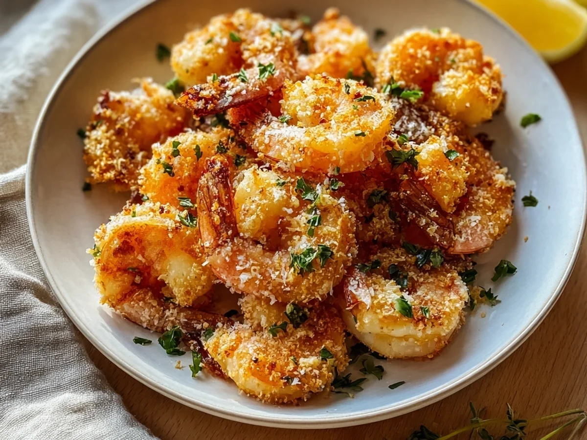Quick Air Fryer Garlic Parmesan Shrimp: Zesty & Fast - Image 2