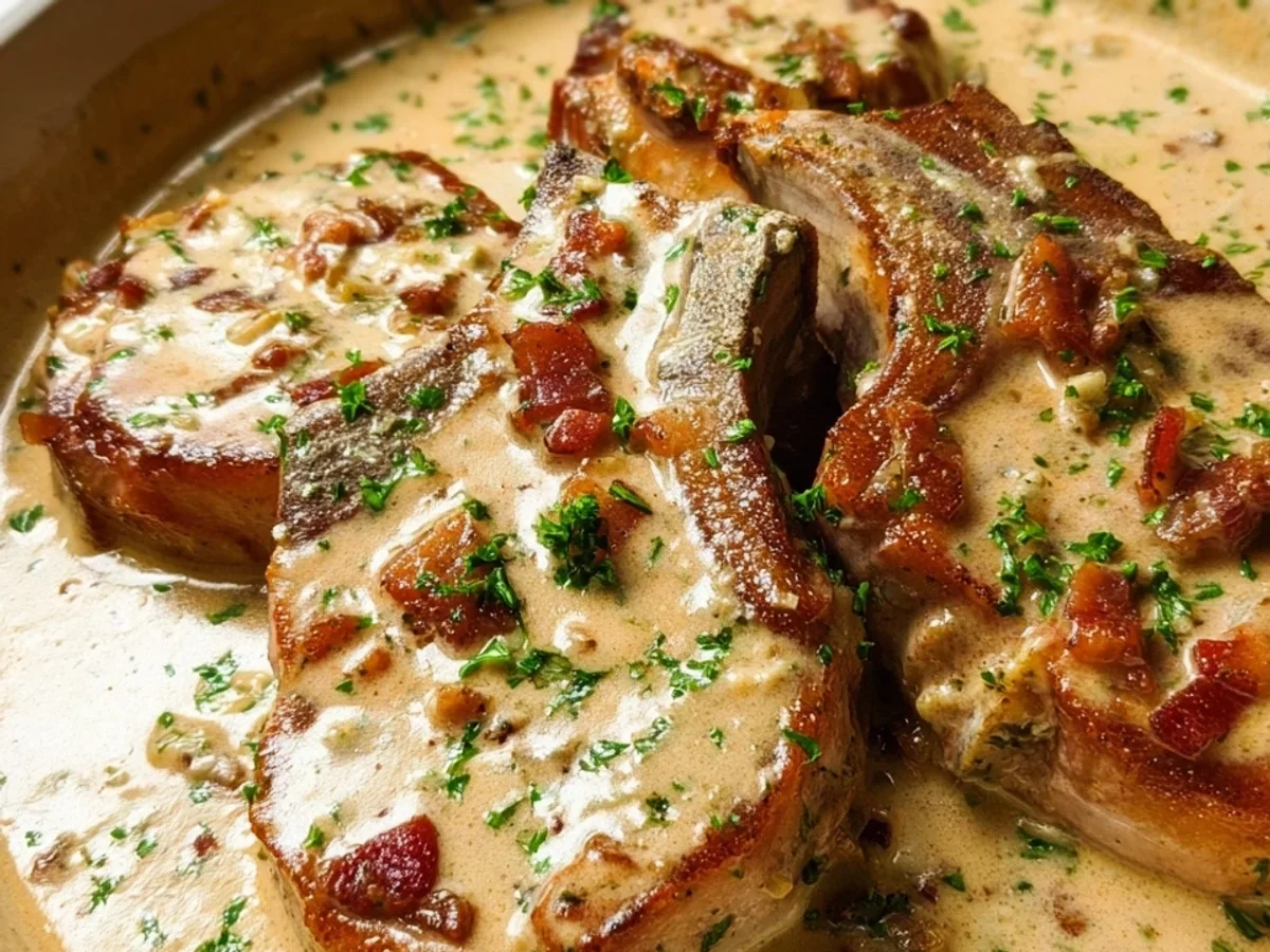 Quick Creamy Turkey Ham Lamb Chops: A Weeknight Delight - Image 2