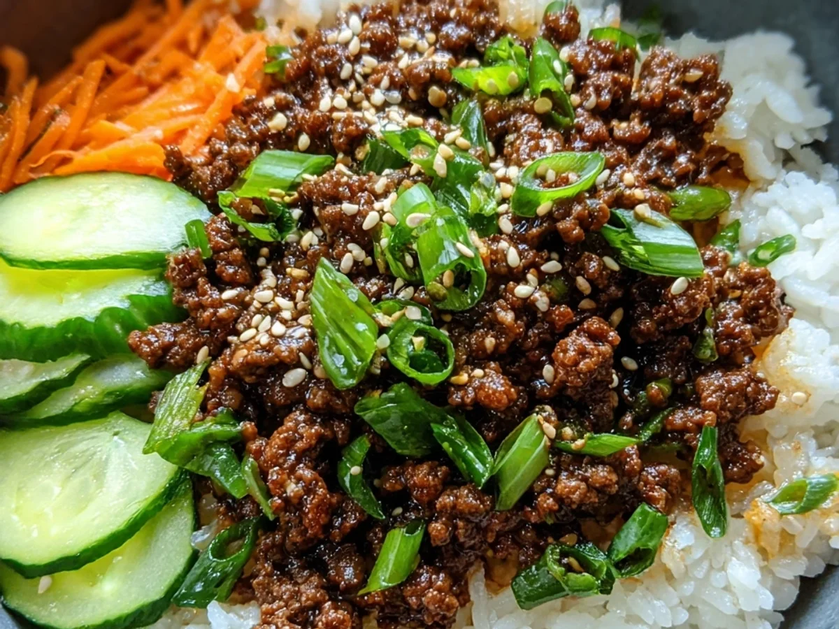 Quick & Easy Korean Ground Beef Bowl: My Weeknight Favorite - Image 2