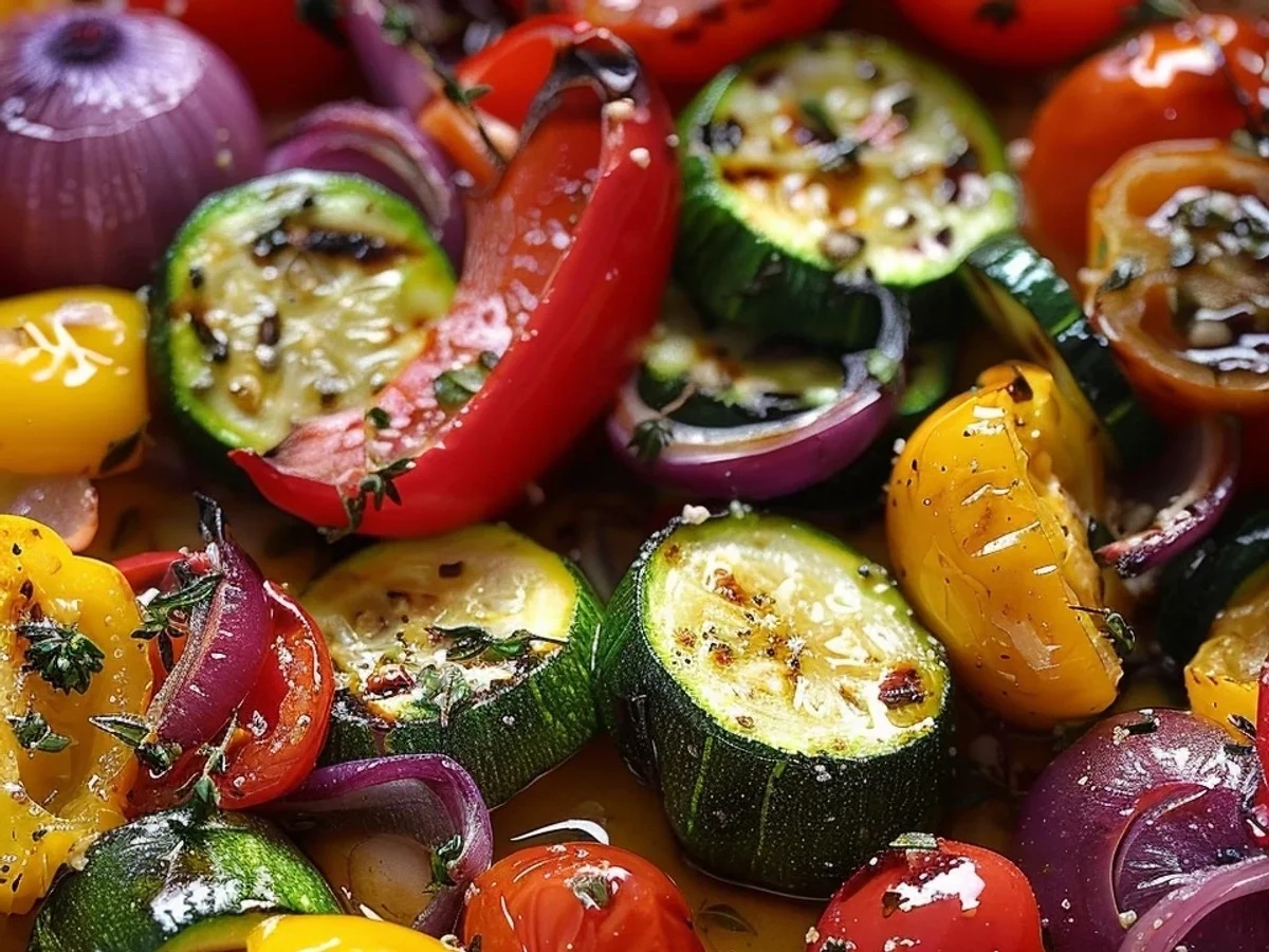Quick & Easy One Pan Greek Vegetables - Image 1