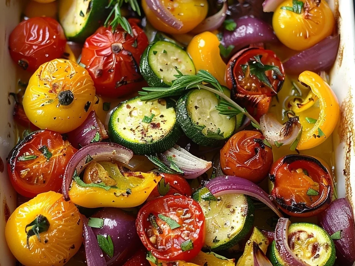 Quick & Easy One Pan Greek Vegetables - Image 2