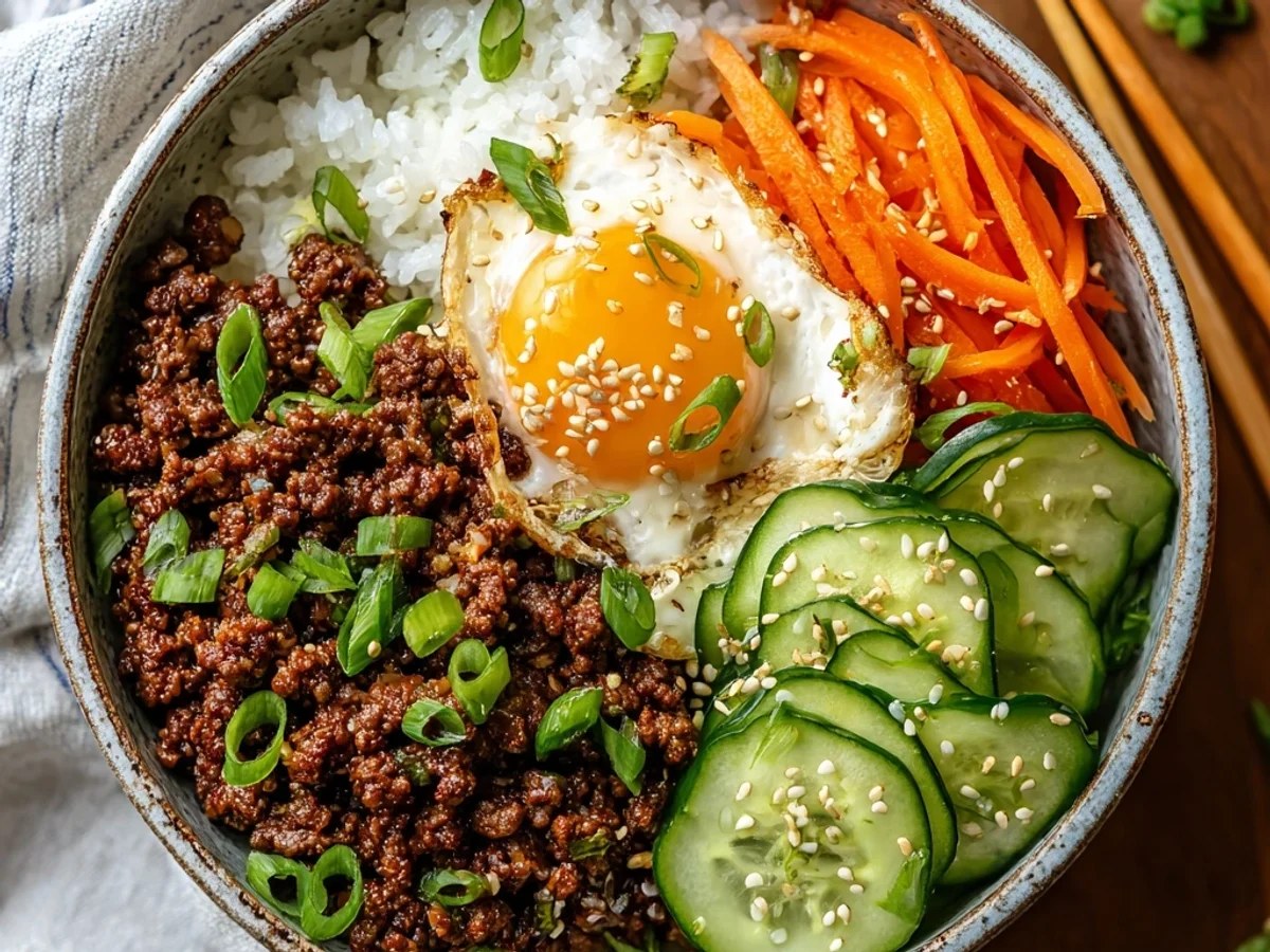 Quick Korean Ground Beef Bowl: Better Than Takeout - Image 2