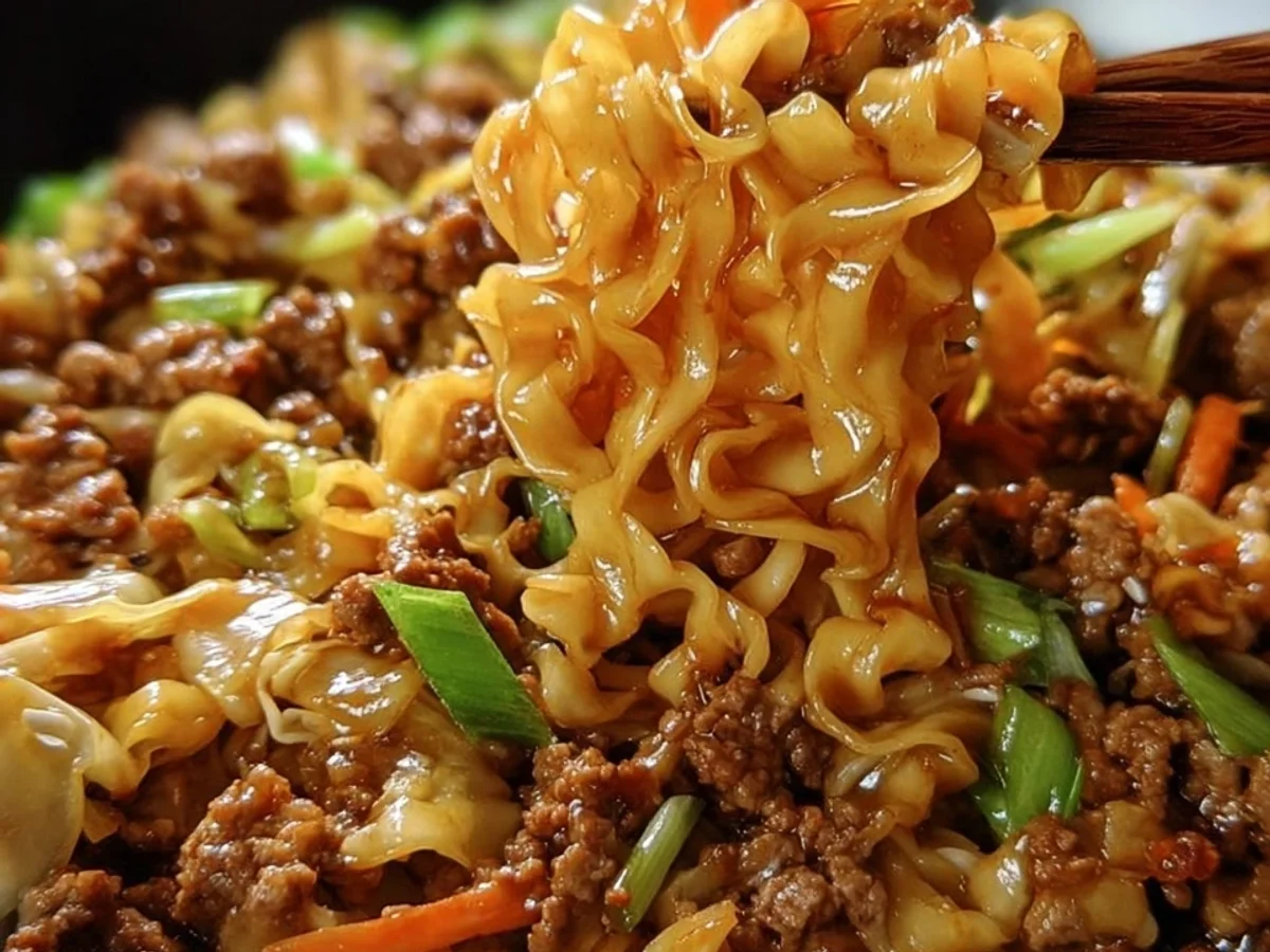 Quick Lamb Potsticker Noodle Bowl - Image 2