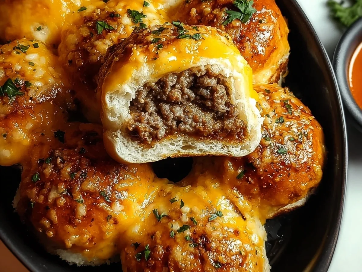 Rich Garlic Parmesan Burger Bombs - Image 2