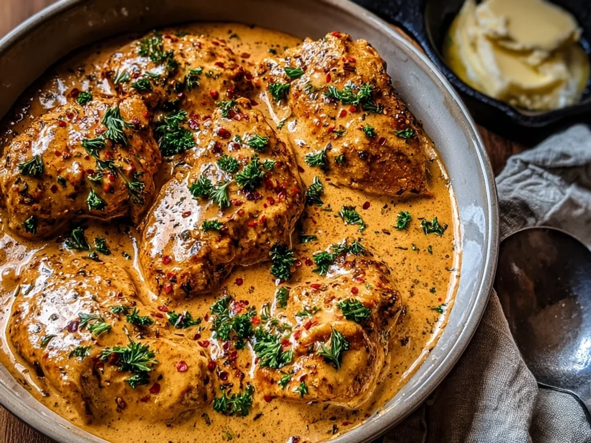 Rustic Cowboy Butter Chicken: Rich & Smoky Skillet Meal - Image 1