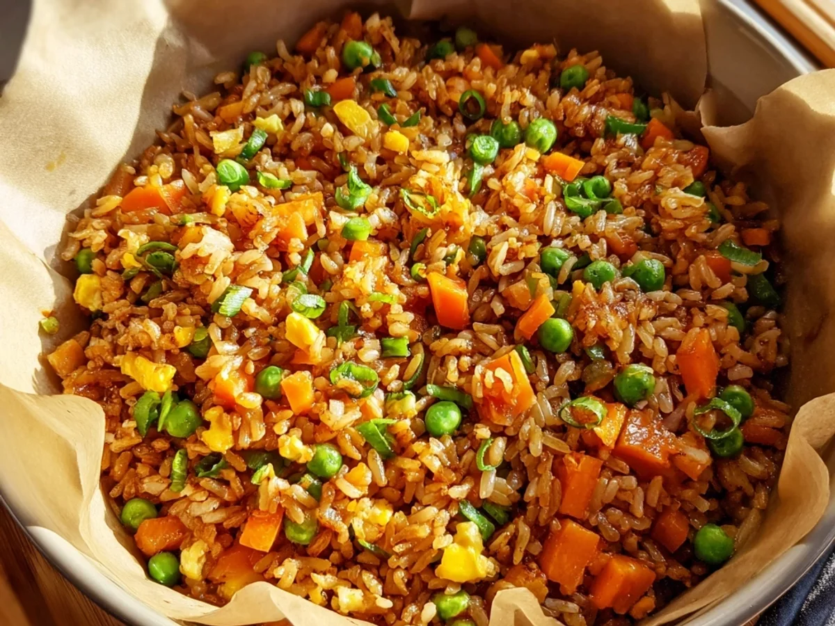 Savory Air Fryer Fried Rice in 20 Mins - Image 2