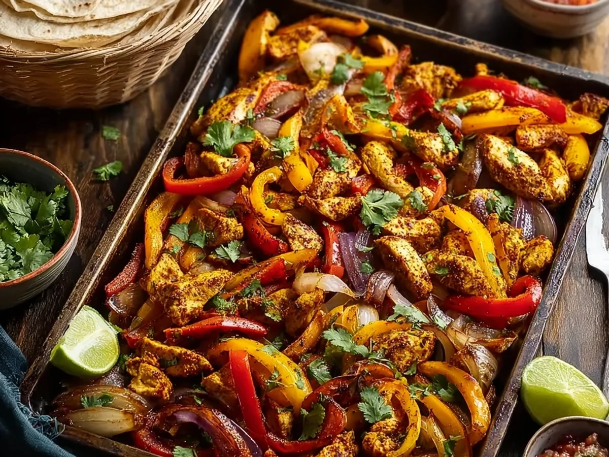 Sheet Pan Chicken Fajitas: Speedy Weeknight Dinner - Image 1