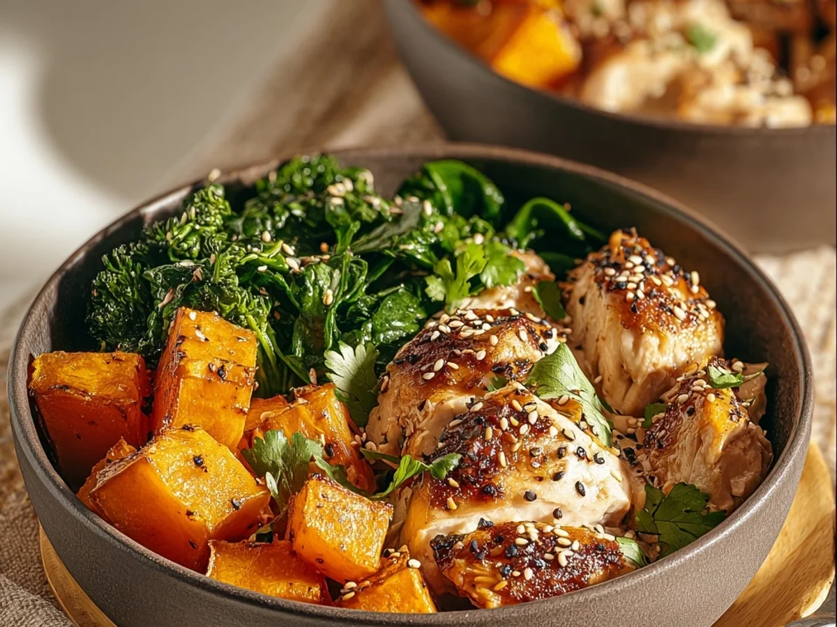 Sheet Pan Chicken Sweet Potato Bowls: Easy Weeknight Meal - Image 1