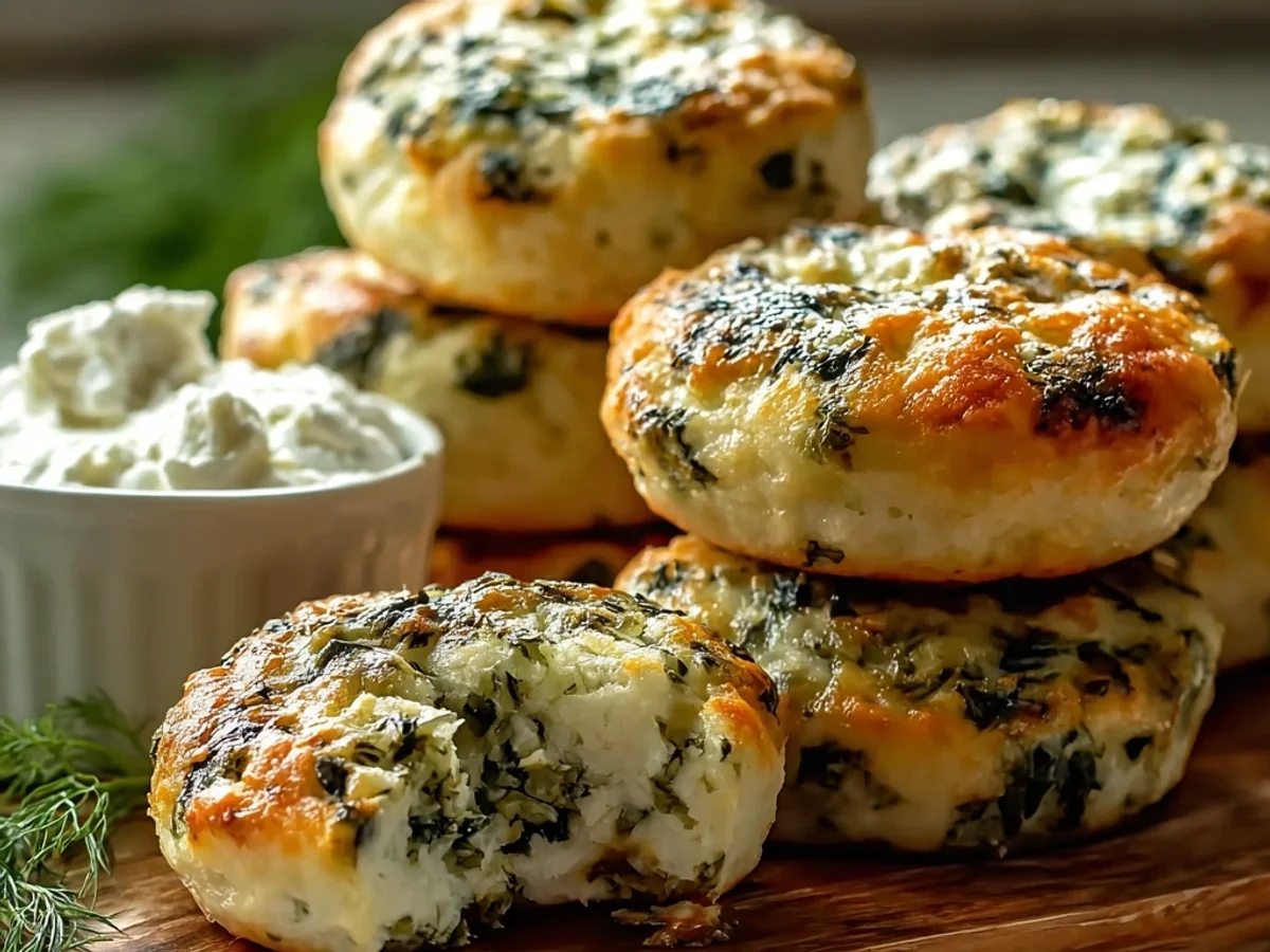 Simple Spinach Cottage Cheese Flagels for Breakfast - Image 1