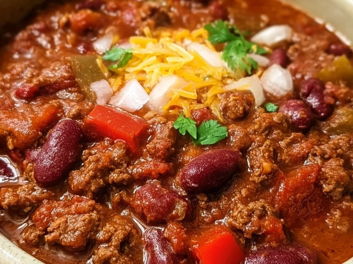 Slow Cooker Beef Chili: Easy Hearty Dinner Recipe - Image 2