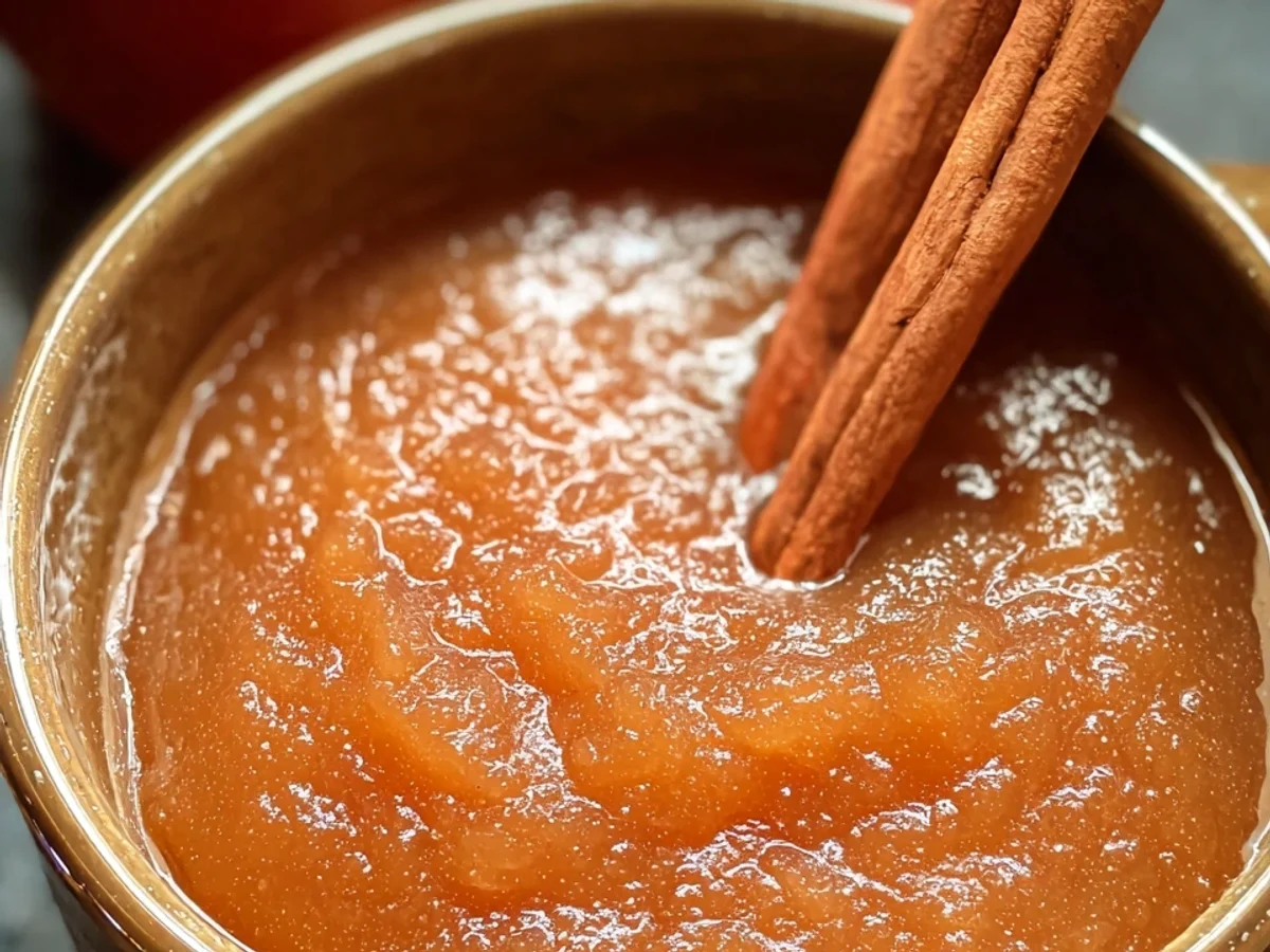 Slow Cooker Cinnamon Applesauce Recipe - Image 1