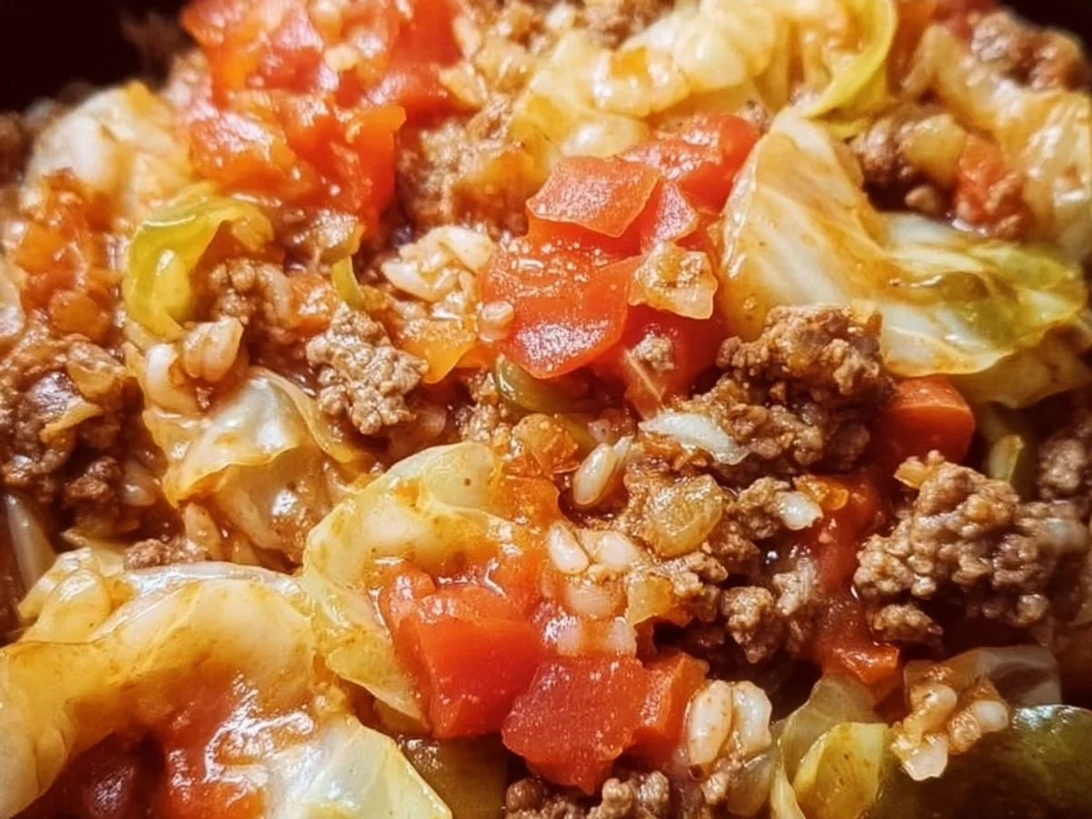 Slow Cooker Unstuffed Cabbage Rolls: Easy Weeknight Meal - Image 1