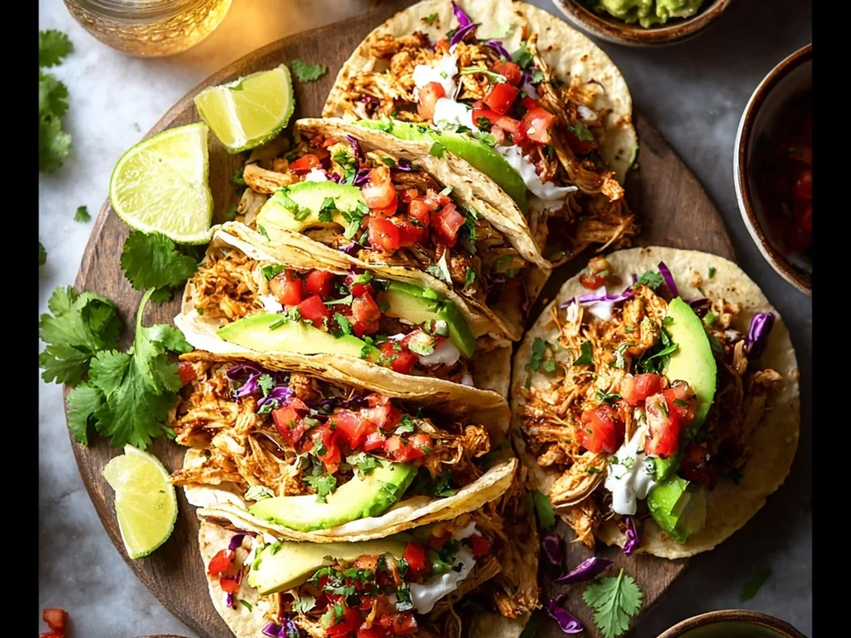 Smoky Pulled Chicken Tacos: A Weeknight Favorite - Image 1