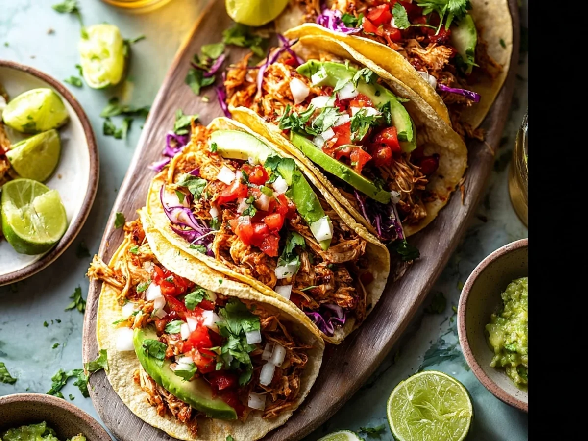 Smoky Pulled Chicken Tacos: A Weeknight Favorite - Image 2