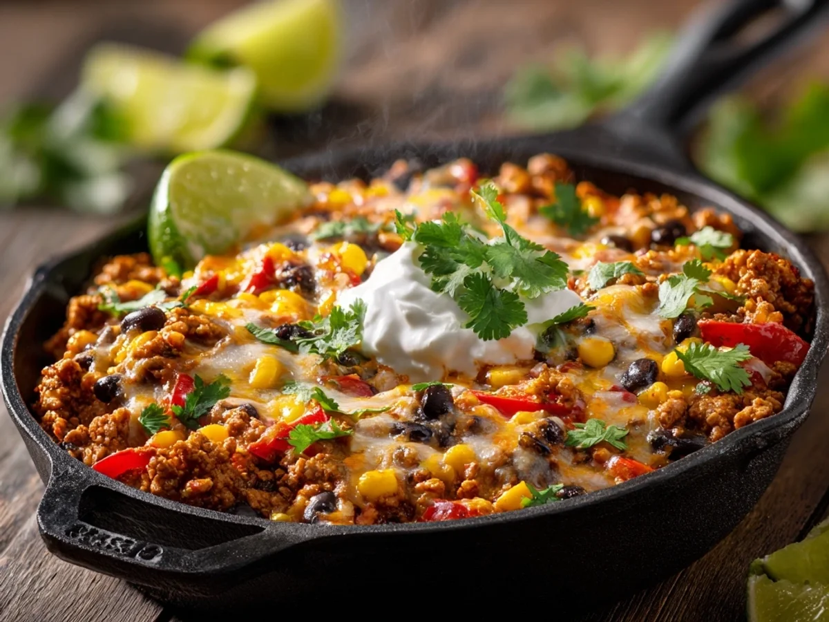 Speedy One-Pan Ground Turkey Taco Skillet - Image 1
