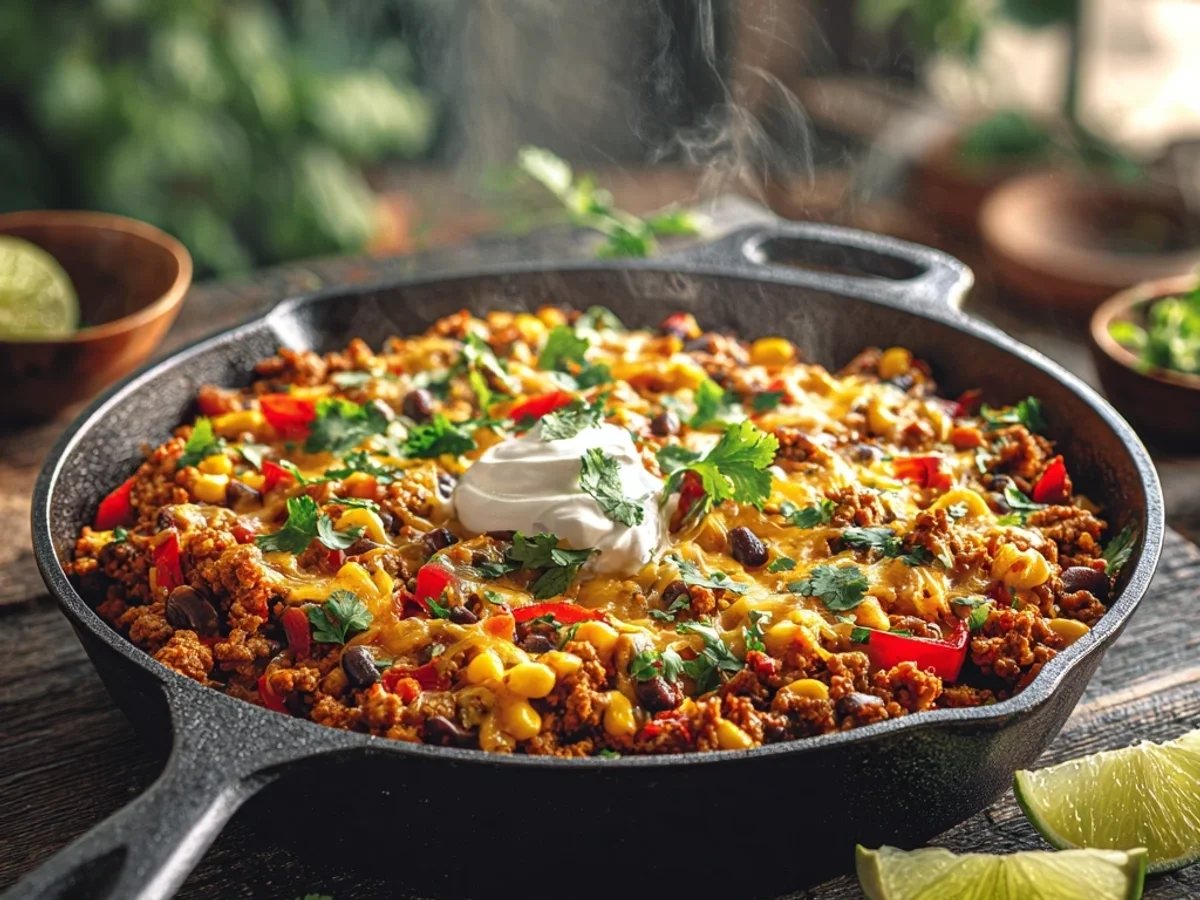 Speedy One-Pan Ground Turkey Taco Skillet - Image 2