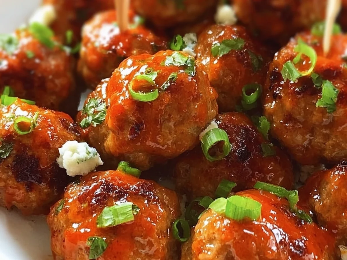 Spicy Buffalo Chicken Meatballs: Game Day Appetizer - Image 2