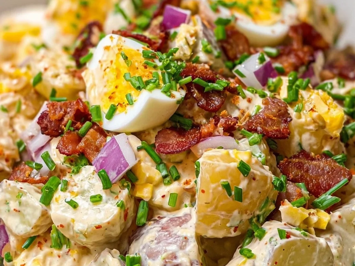 Steakhouse Potato Salad: Creamy Side Dish Recipe - Image 1