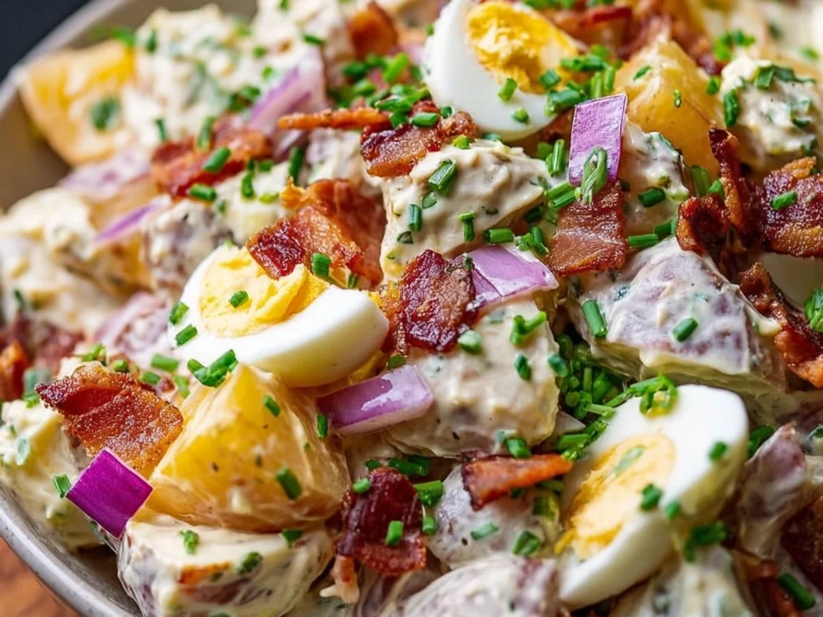 Steakhouse Potato Salad: Creamy Side Dish Recipe - Image 2