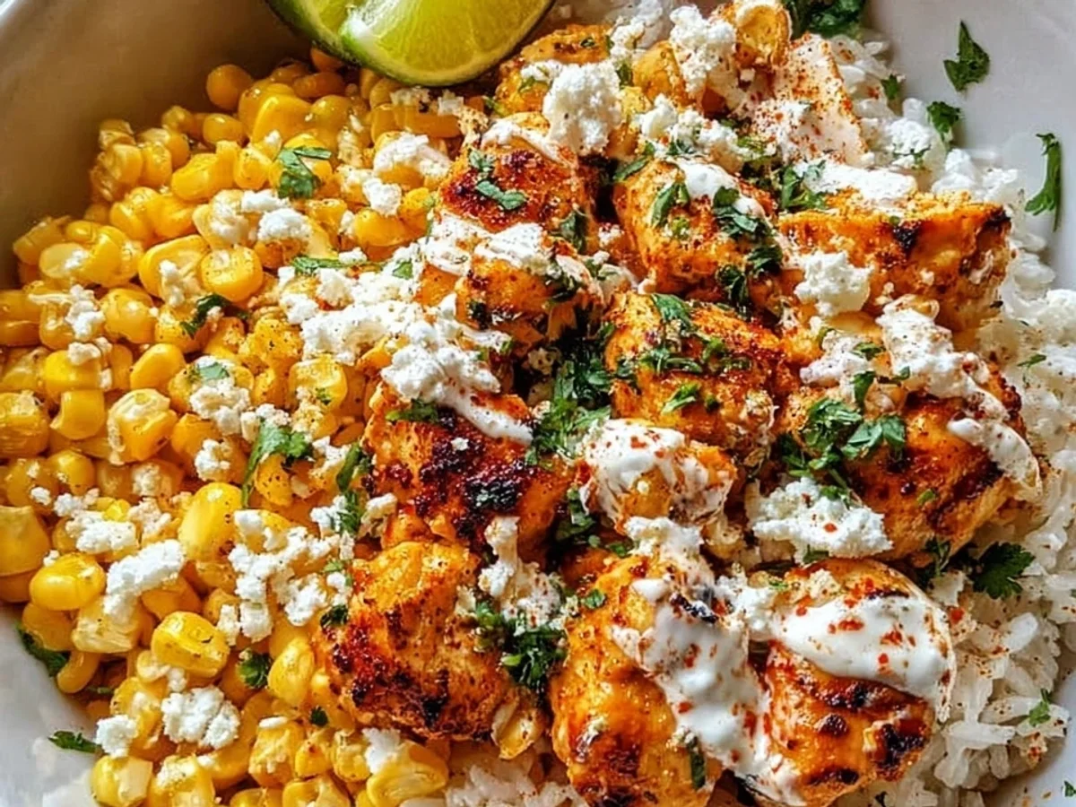 Street Corn Chicken Rice Bowl: Quick Weeknight Dinner - Image 2