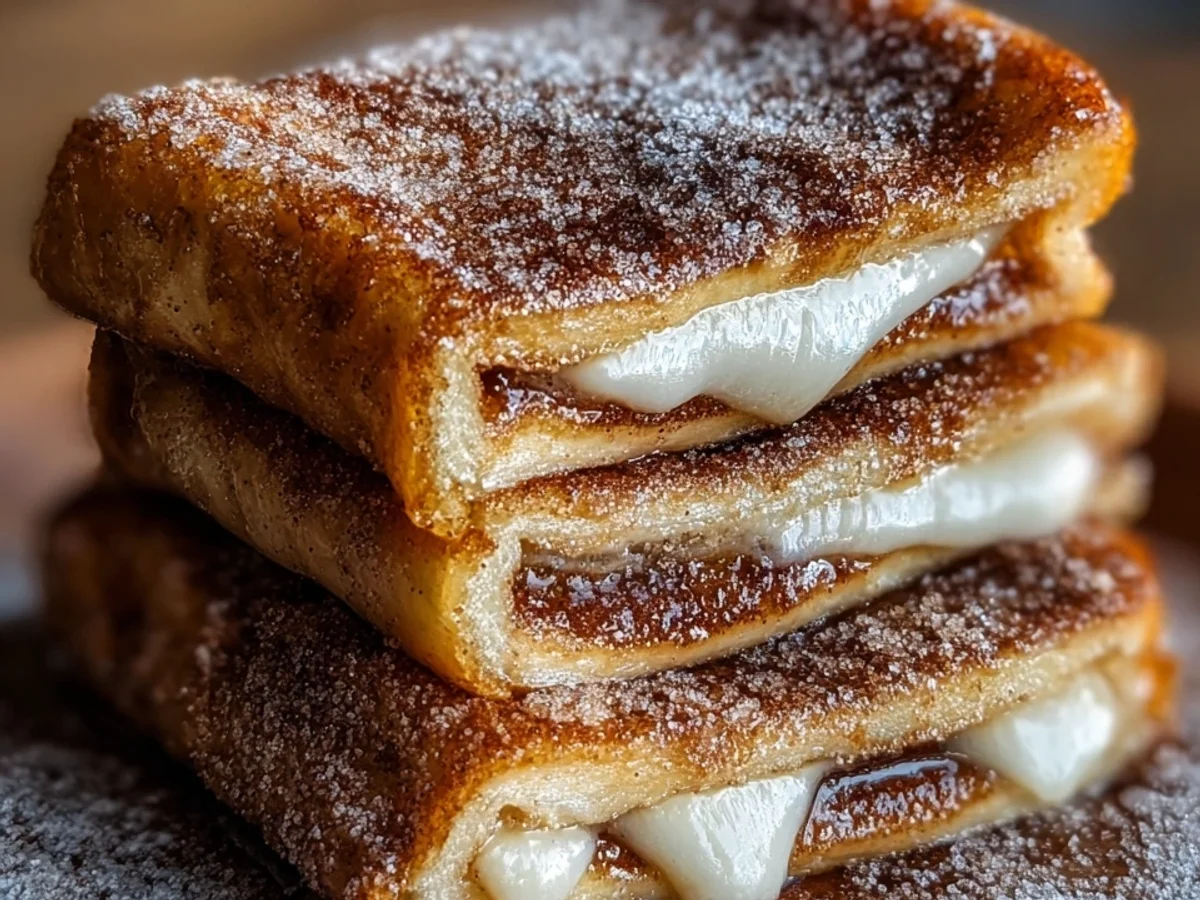 Sweet Cinnamon Sugar Churro Stuffed French Toast - Image 2