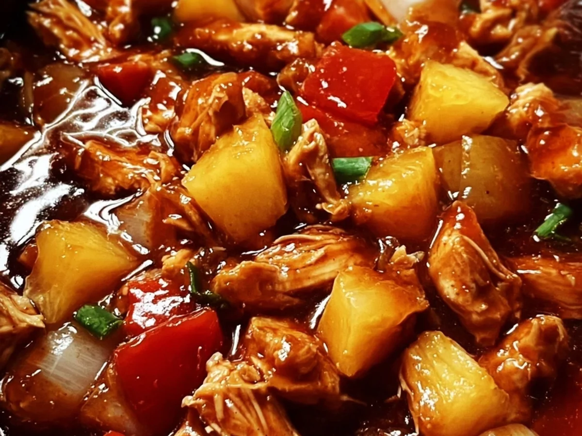 Sweet Hawaiian Crockpot Chicken: Easy Slow Cooker Meal - Image 2