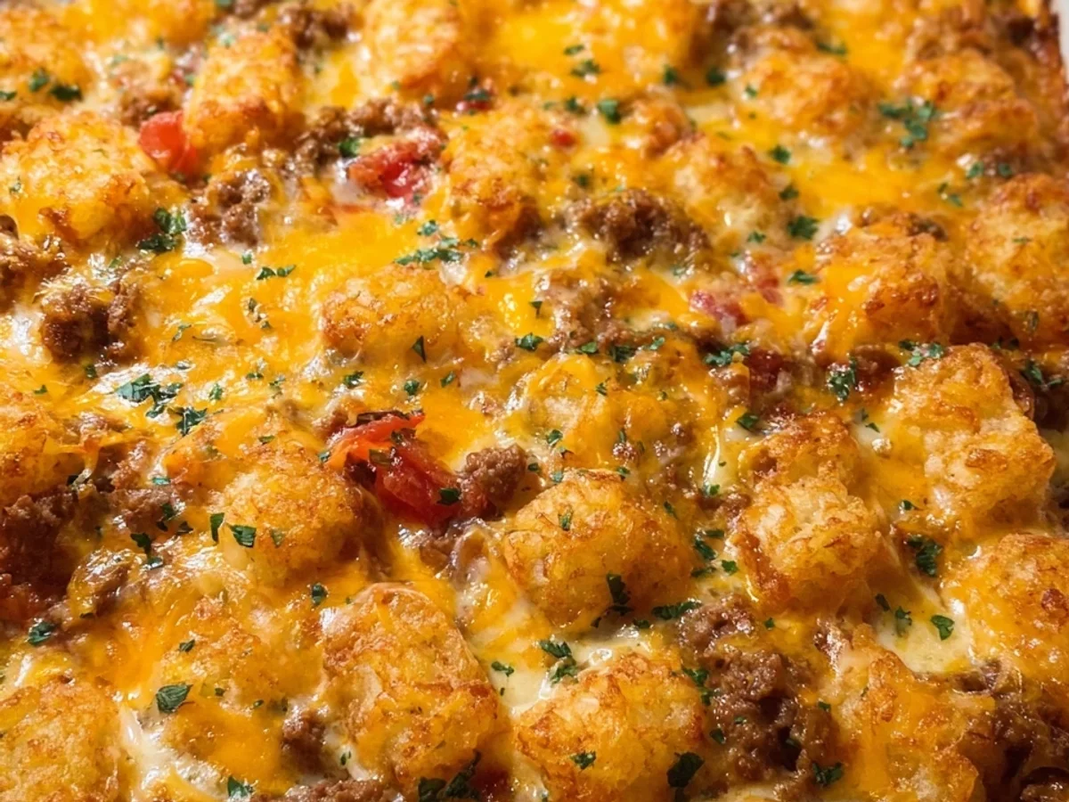 Taco Tater Tot Casserole: Speedy Weeknight Bake - Image 1