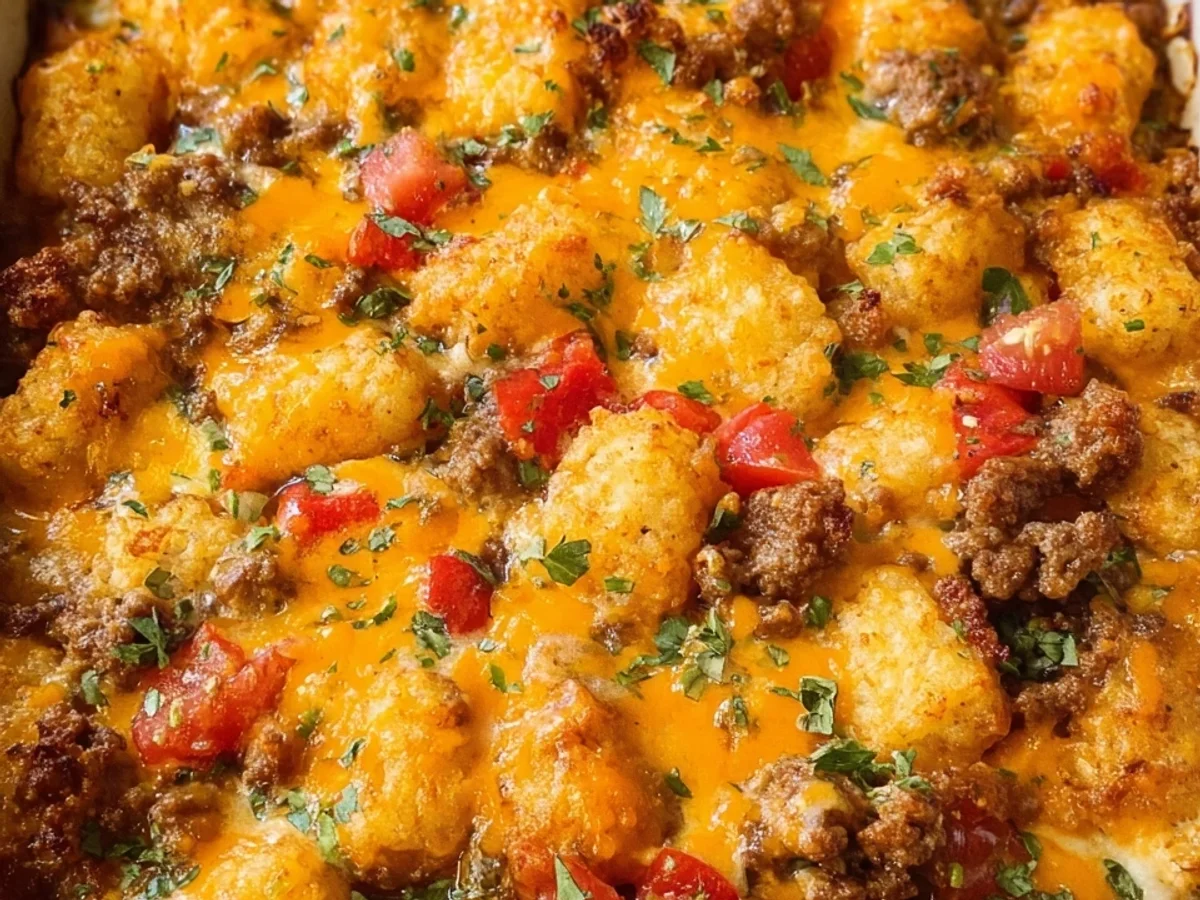 Taco Tater Tot Casserole: Speedy Weeknight Bake - Image 2