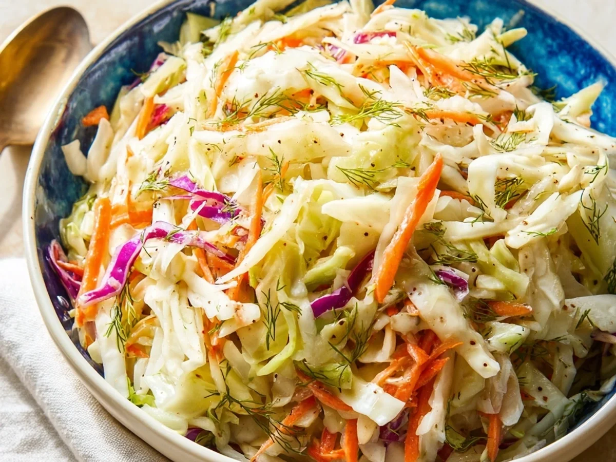 Tangy Sweet Vinegar Coleslaw: A Family Favorite Side - Image 2
