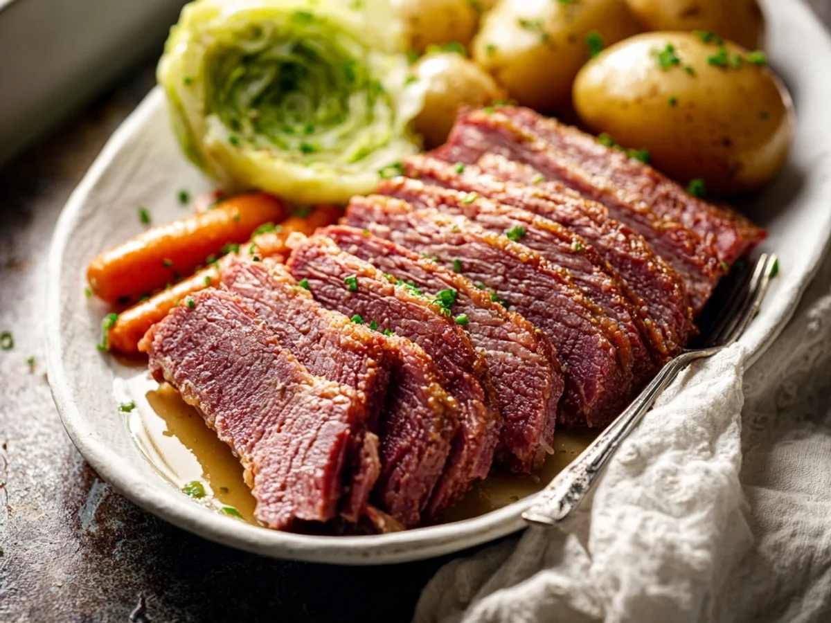 Tender Crock Pot Corned Beef: Easy Slow Cooker Meal - Image 1