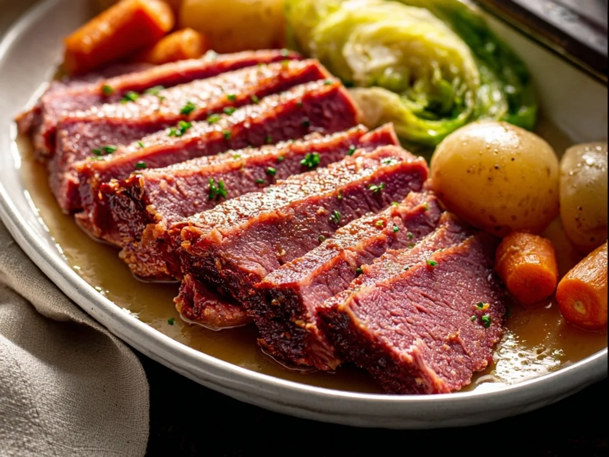Tender Crock Pot Corned Beef: Easy Slow Cooker Meal - Image 2