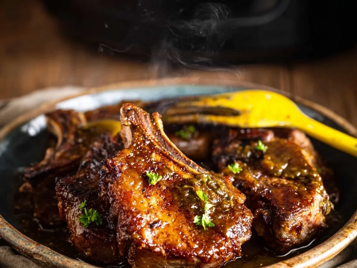 Tender Crock Pot Mississippi Lamb Chops - Image 1