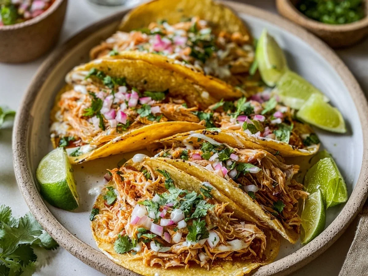 Tender Crockpot Chicken Tacos: An Easy Weeknight Recipe - Image 2