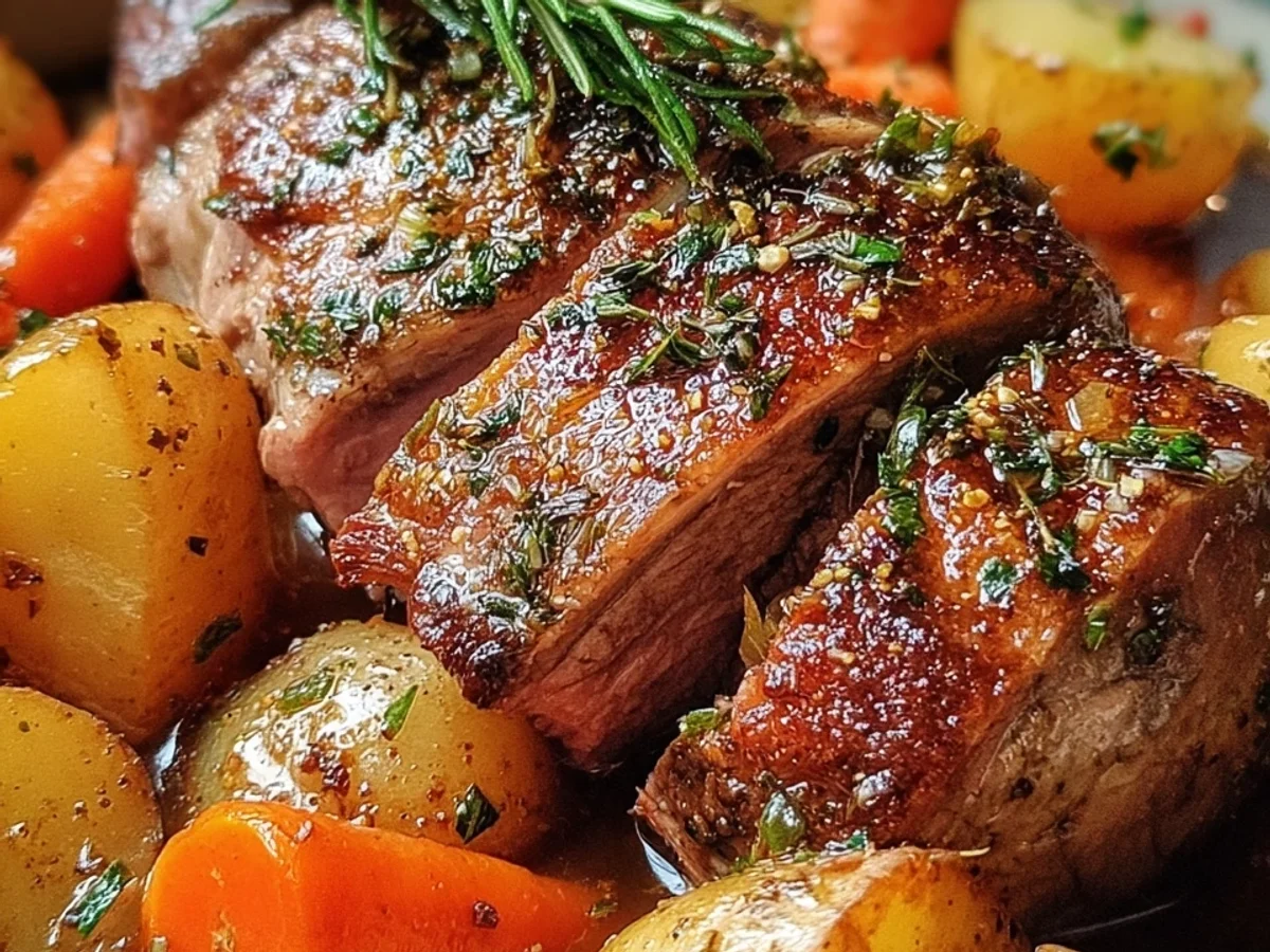 Tender Lamb Loin Crock Pot Recipe - Image 1
