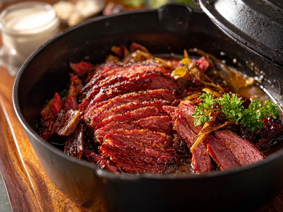 Tender Non-Alcoholic Beer Corned Beef Brisket - Image 1