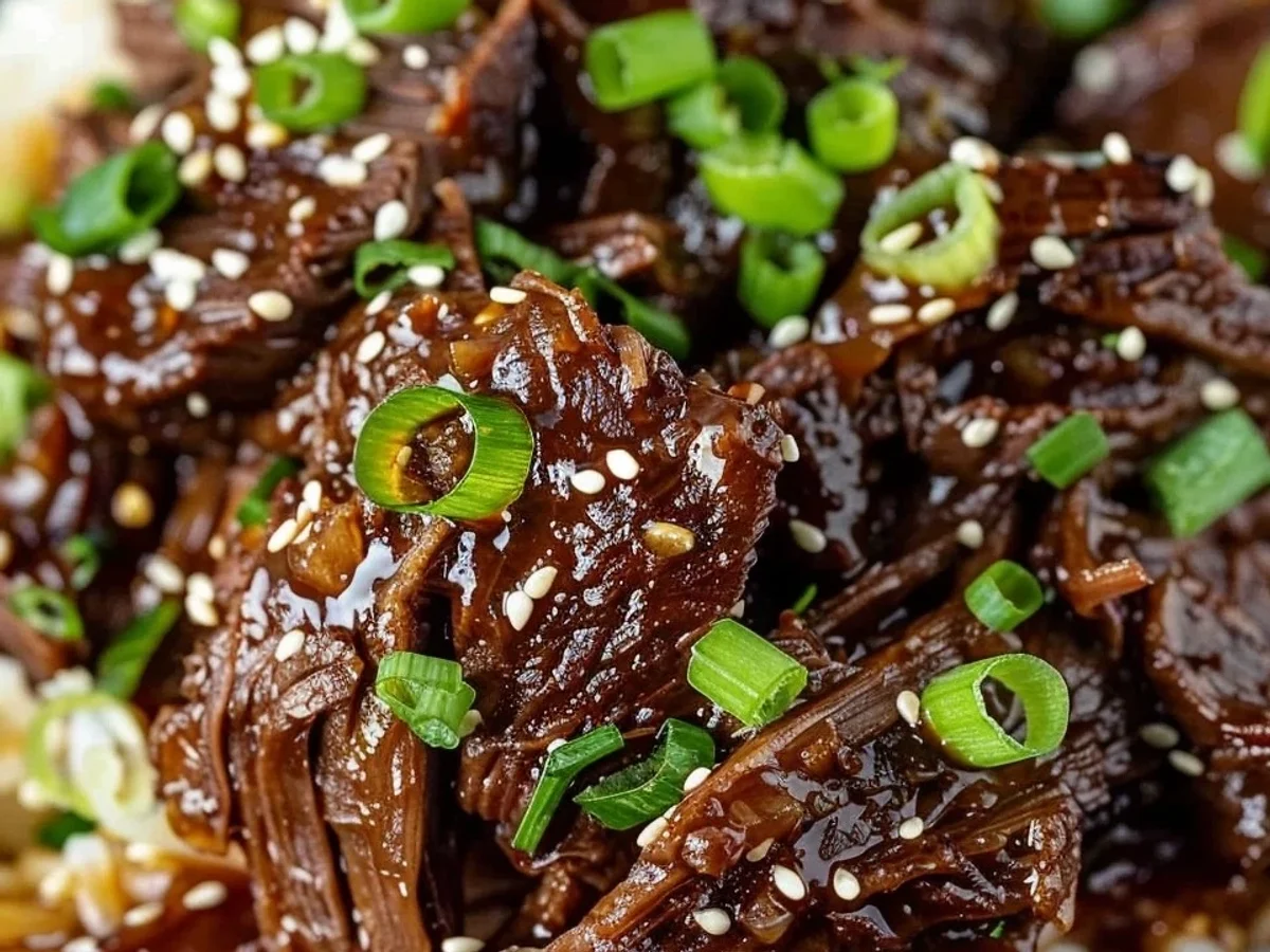 Tender Slow Cooker Korean Beef: Easy Flavor - Image 2