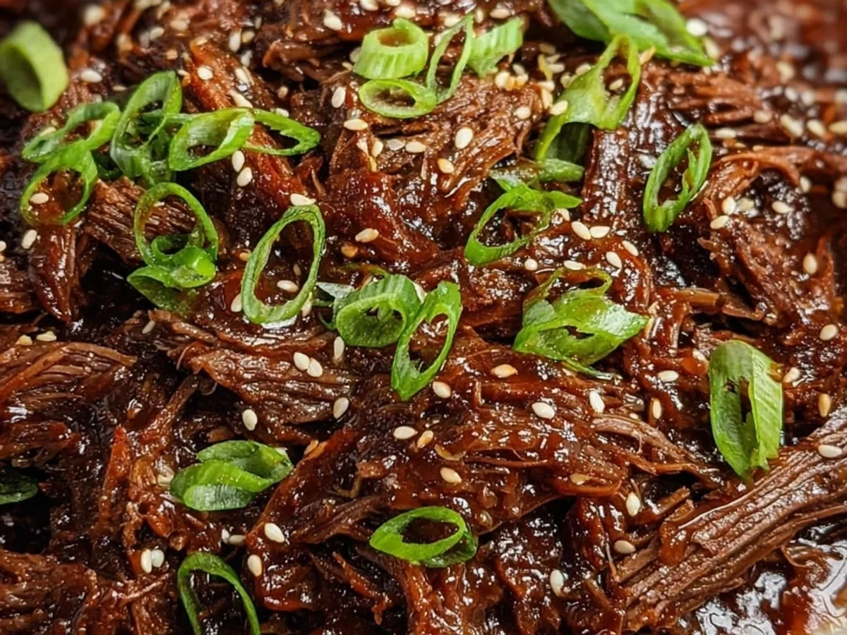Tender Slow Cooker Korean Beef: Simple Weeknight Meal - Image 1