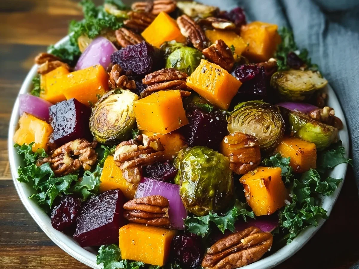 Winter Vegetable Salad with Roasted Butternut Squash - Image 2