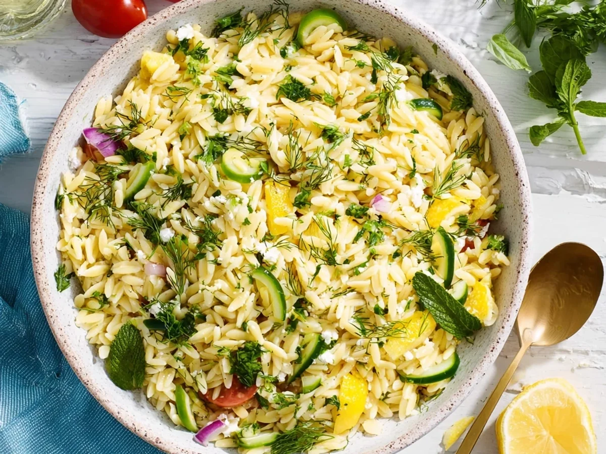 Zesty Lemon Orzo Salad: Bright, Fresh & So Simple - Image 2