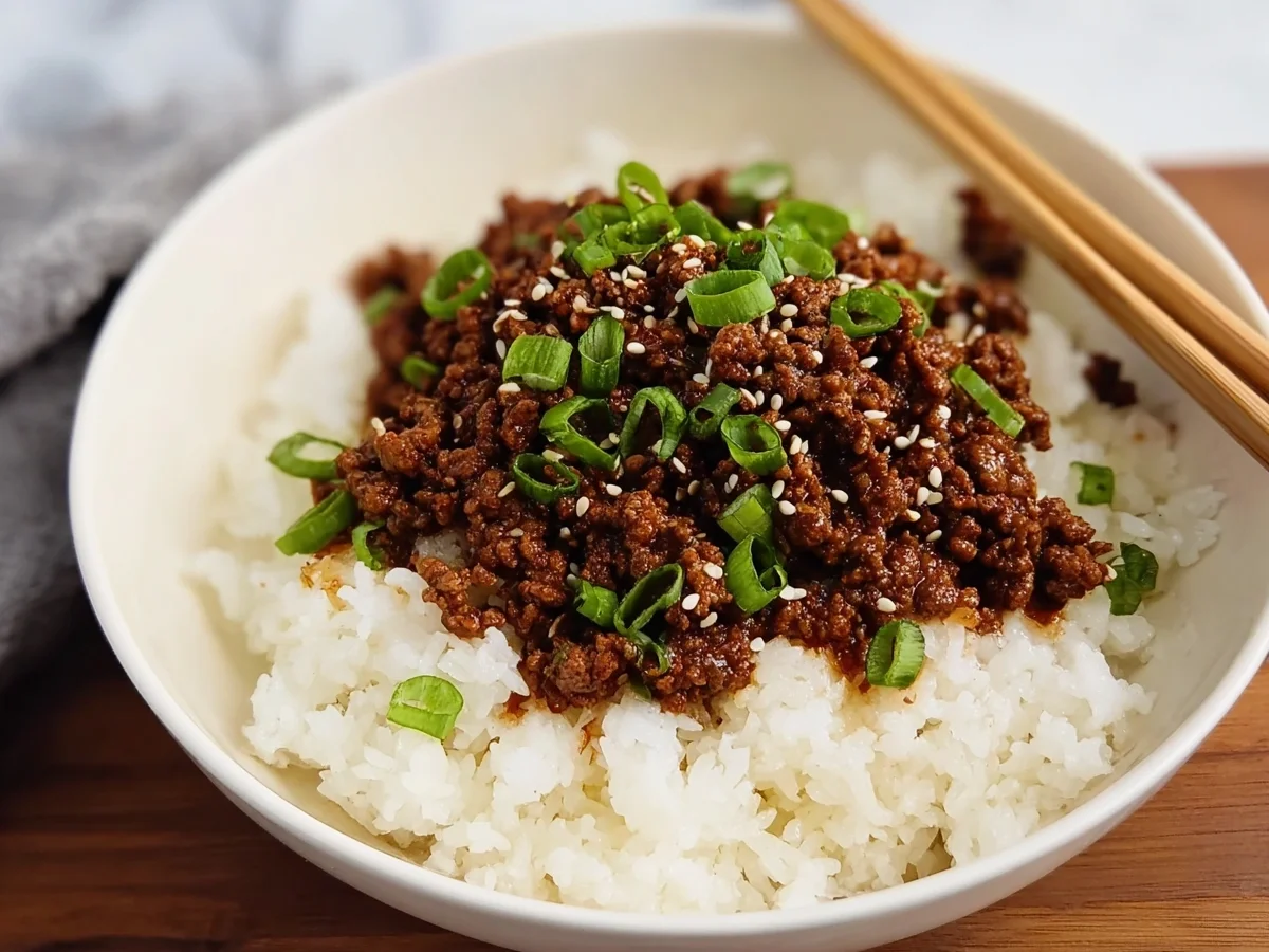25-Minute Korean Ground Beef Bowl: Easy Weeknight Meal - Featured Image