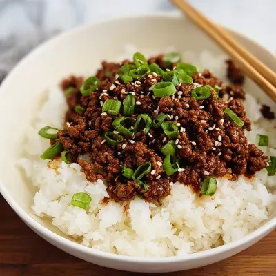 25-Minute Korean Ground Beef Bowl: Easy Weeknight Meal