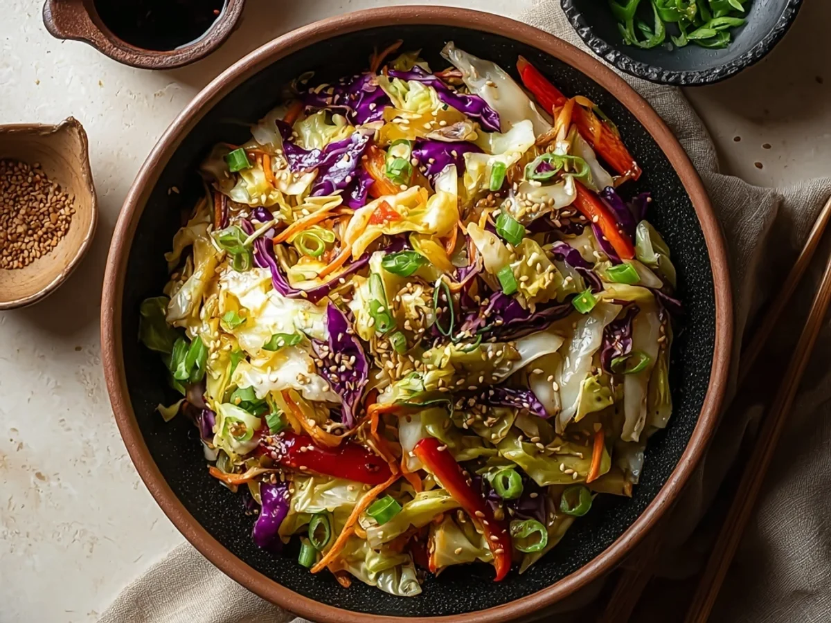 Asian Cabbage Stir Fry: Simple, Quick & Crispy - Featured Image