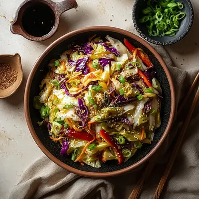 Asian Cabbage Stir Fry: Simple, Quick & Crispy