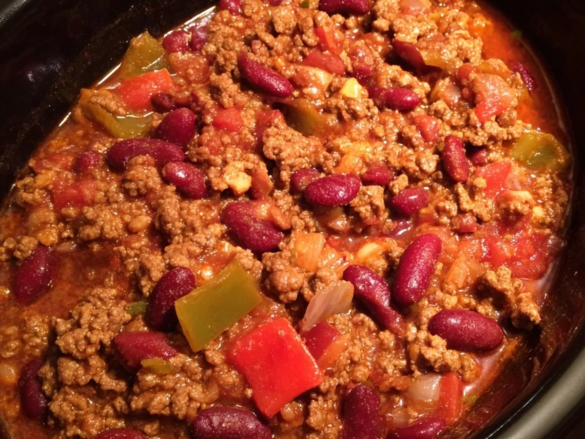 Award-Winning Crockpot Chili Recipe - Featured Image