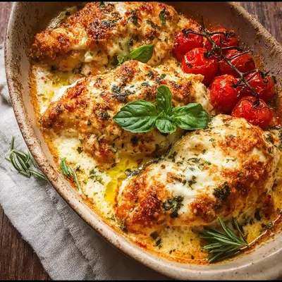 Baked Ricotta Chicken Recipe - Creamy Restaurant Quality