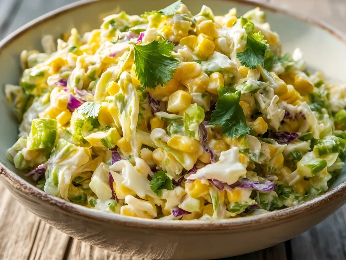 Bold Jalapeno Corn Coleslaw: A Zesty Summer Side - Featured Image