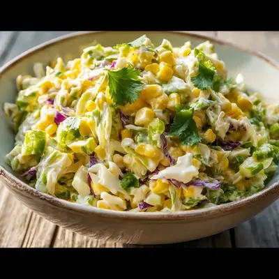 Bold Jalapeno Corn Coleslaw: A Zesty Summer Side