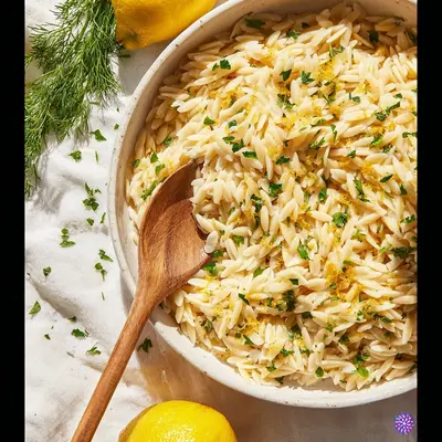 Bright Lemon Orzo Pasta: Quick Zesty Delight