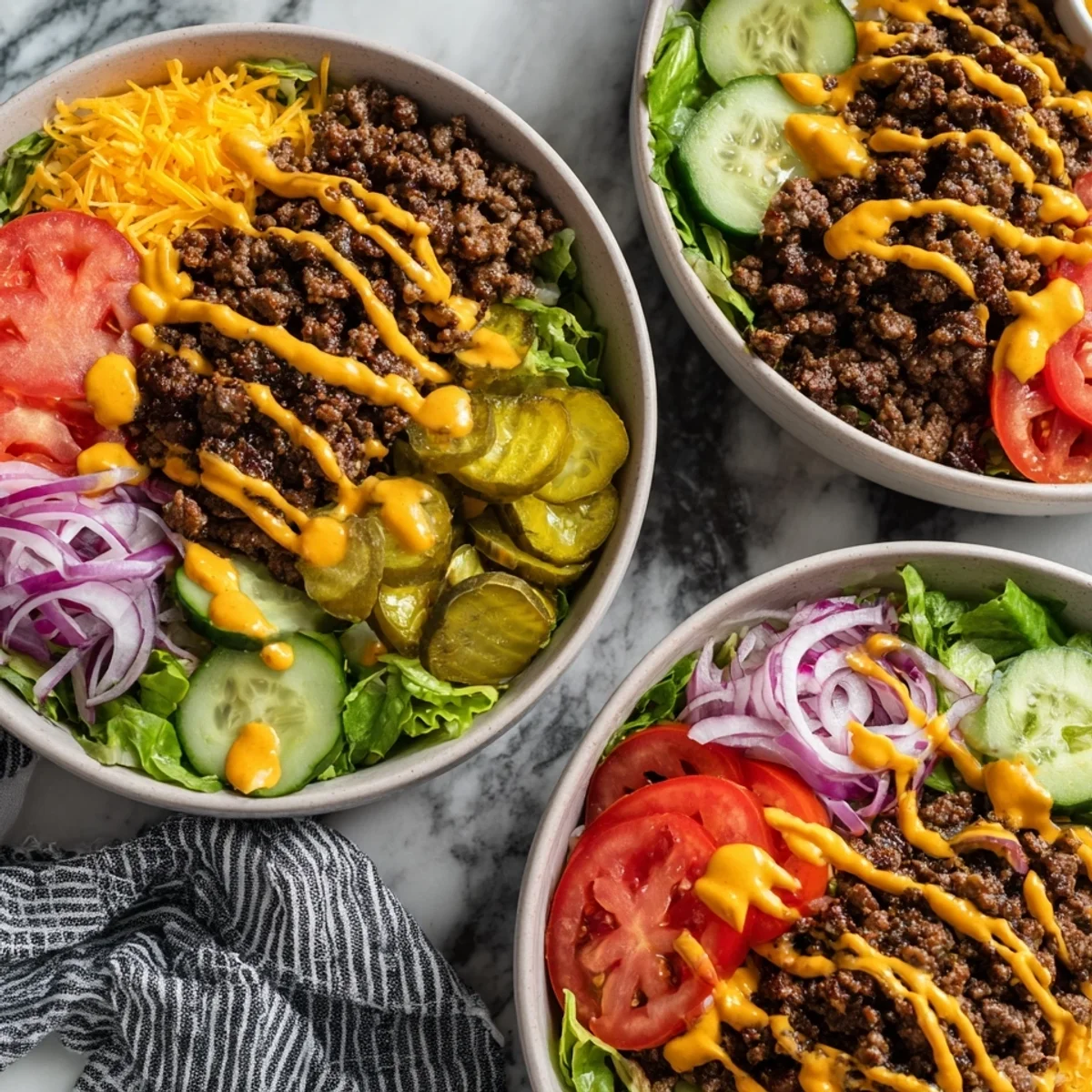Burger Bowls: Easy & Delicious Dinner Idea